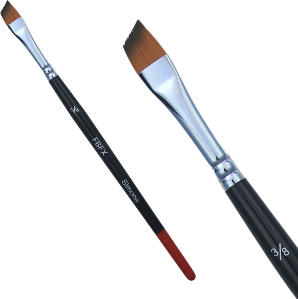   Schmink Penseel Simone ⅜ | Kortharig Schuin Penseel ⅜